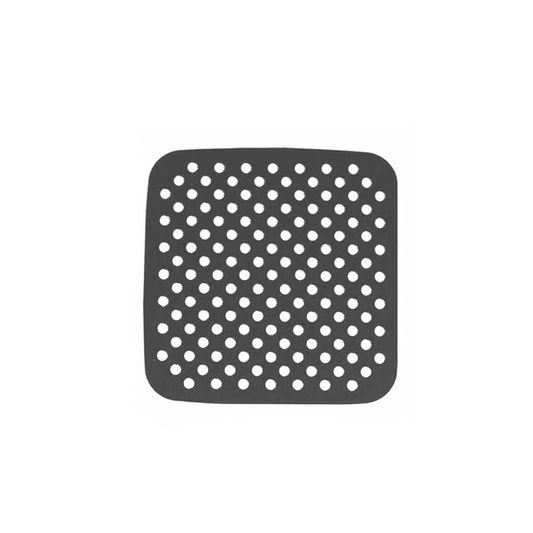 Aqua Silicone Air Fry Liner Mats Square Grey 21.5cm