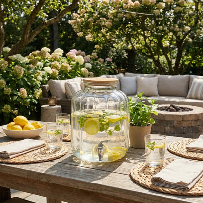 Aqua 8Lt Beverage Dispenser Clear