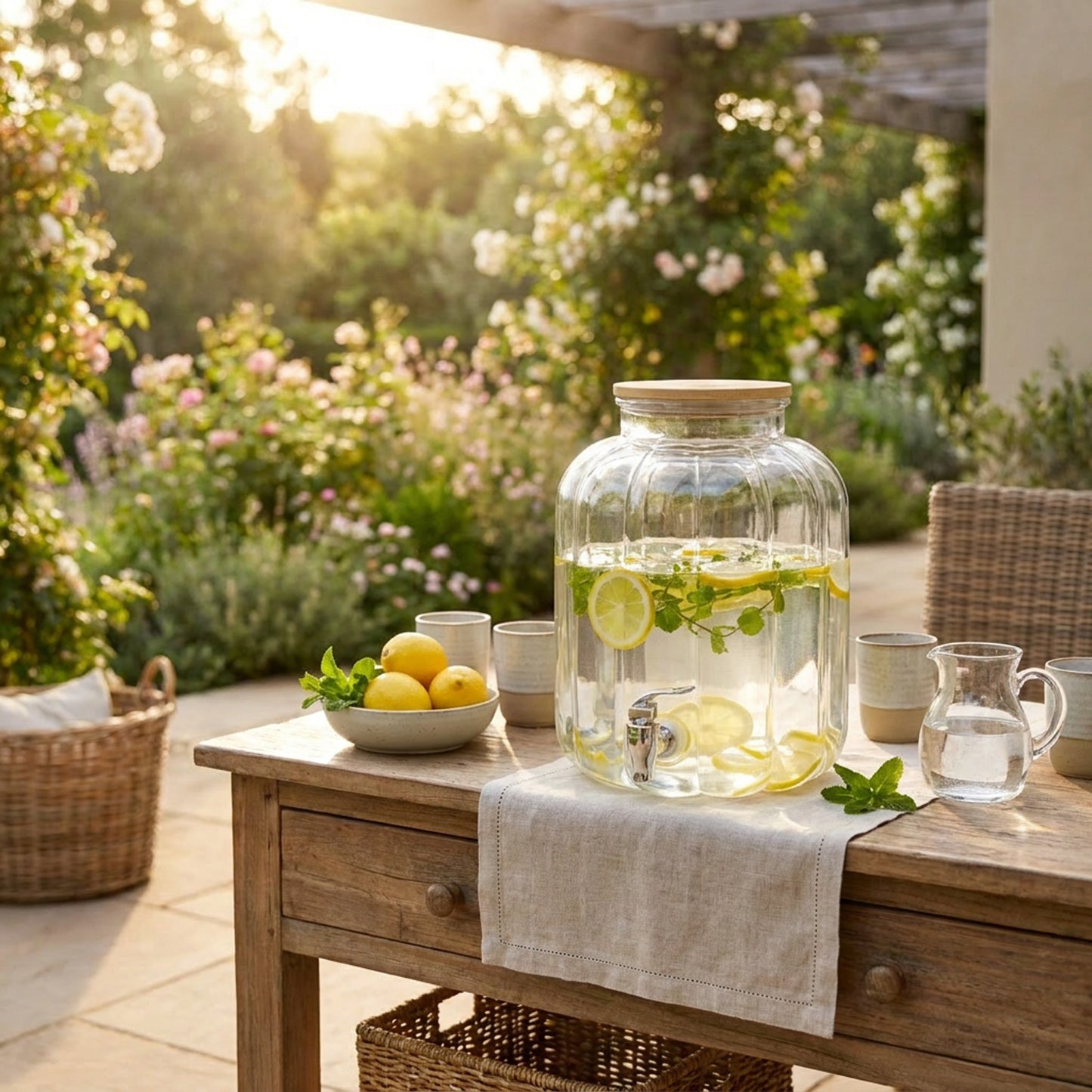 Aqua 8Lt Beverage Dispenser Clear