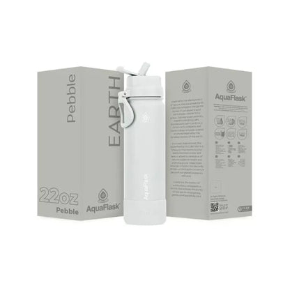 Aquaflask Earth Flipsip 650ml Flask Pebble