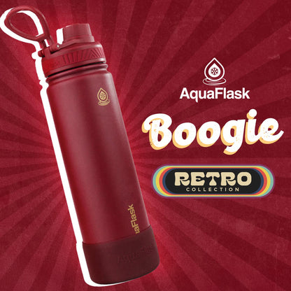 Aquaflask Boogie 650ml Flask Wine Red