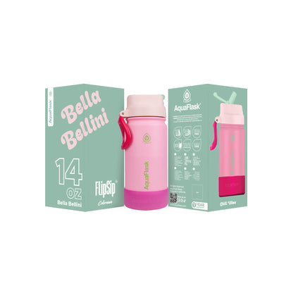 Aquaflask Colorwave 414ml Flipsip Flask Bella Bellini
