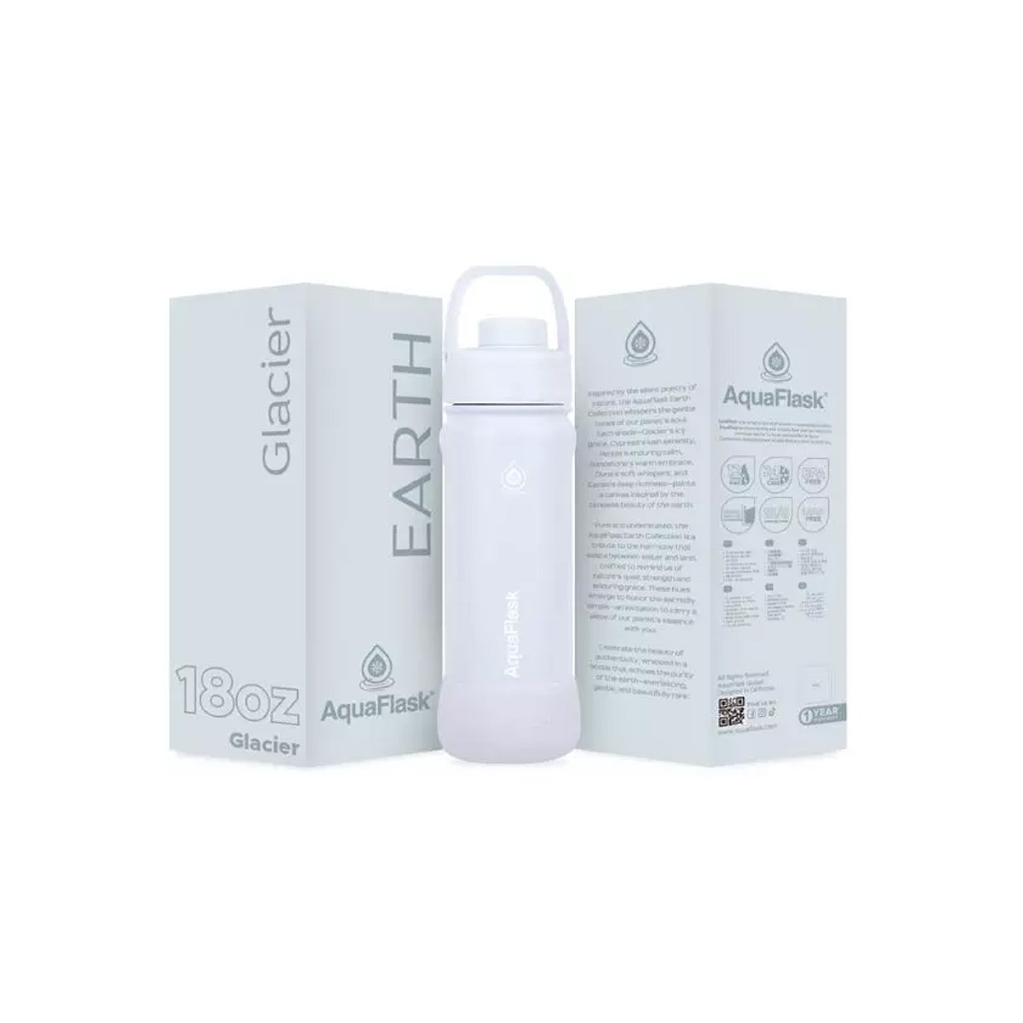 Aquaflask Earth 532ml Flask Glacier