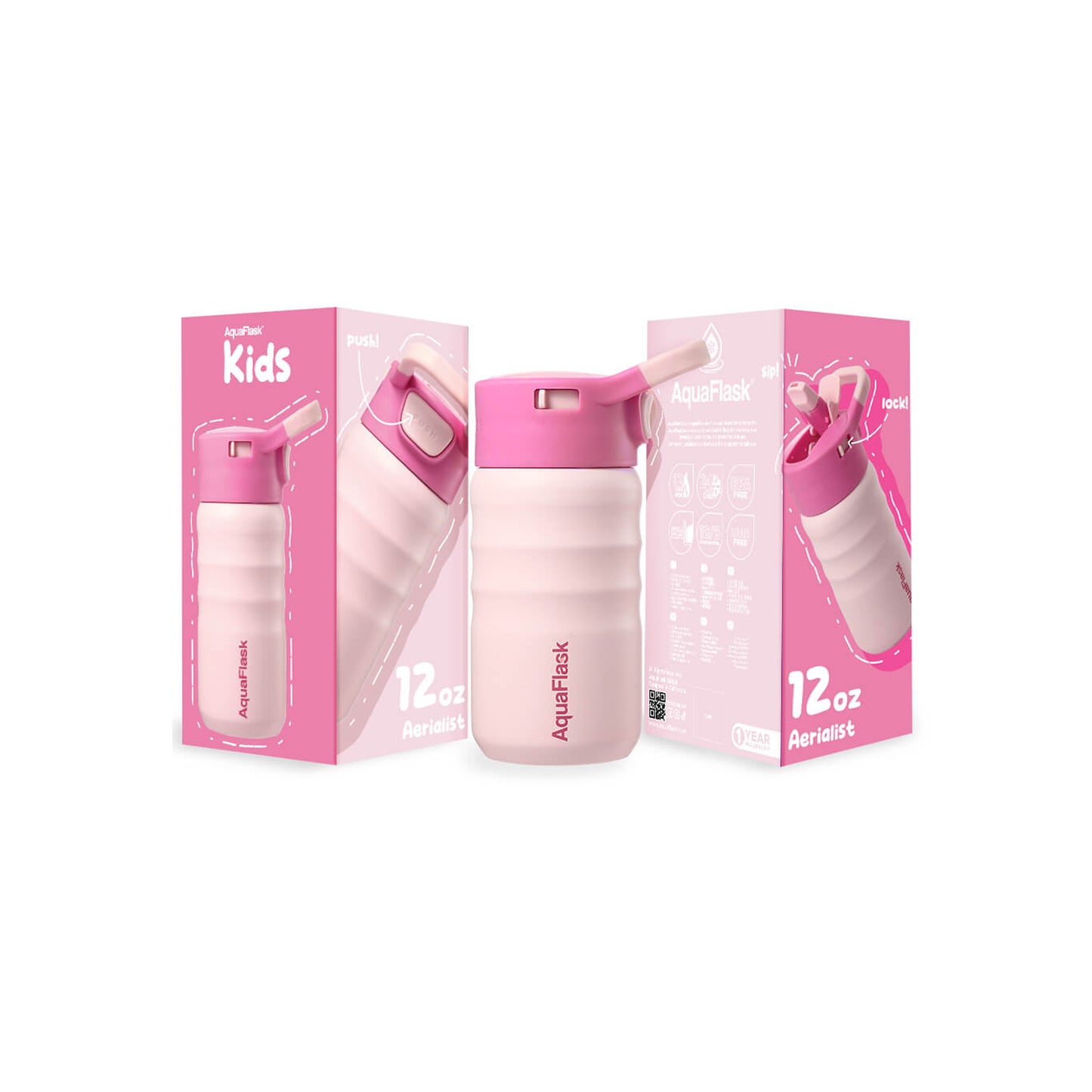 Aquaflask Kids Straw Sip 355ml Flask Aeralist