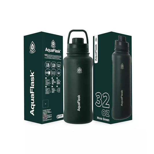 Aquaflask Sport 950ml Flask Moss Green
