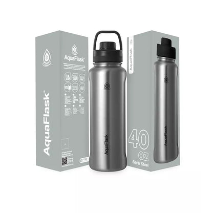Aquaflask Sport 1182ml Flask Silver Steel