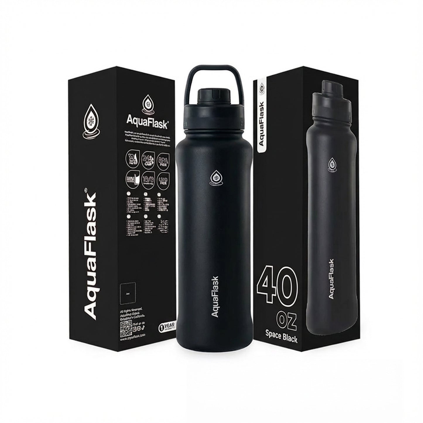 Aquaflask Sport 1182ml Flask Space Black