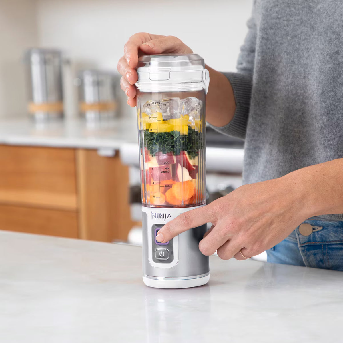 Ninja Blast Cordless Portable Blender - White
