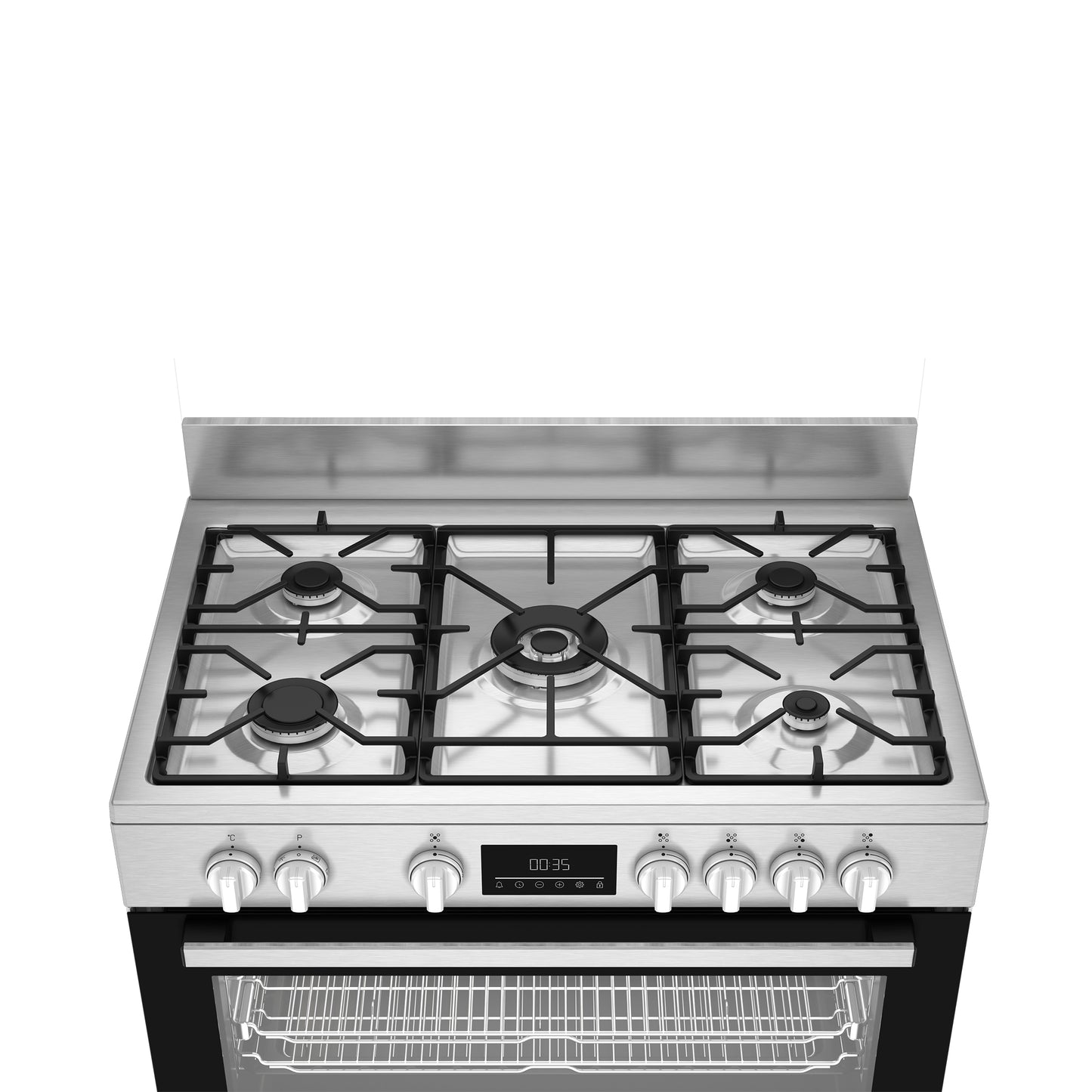 Beko 90cm Range Gas Cooker Silver