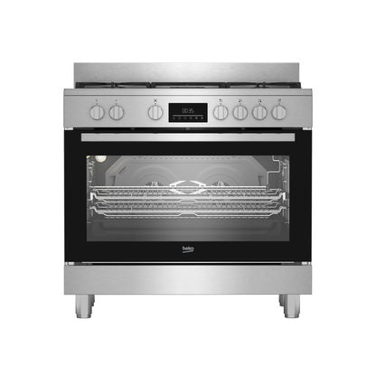 Beko 90cm Range Gas Cooker Silver