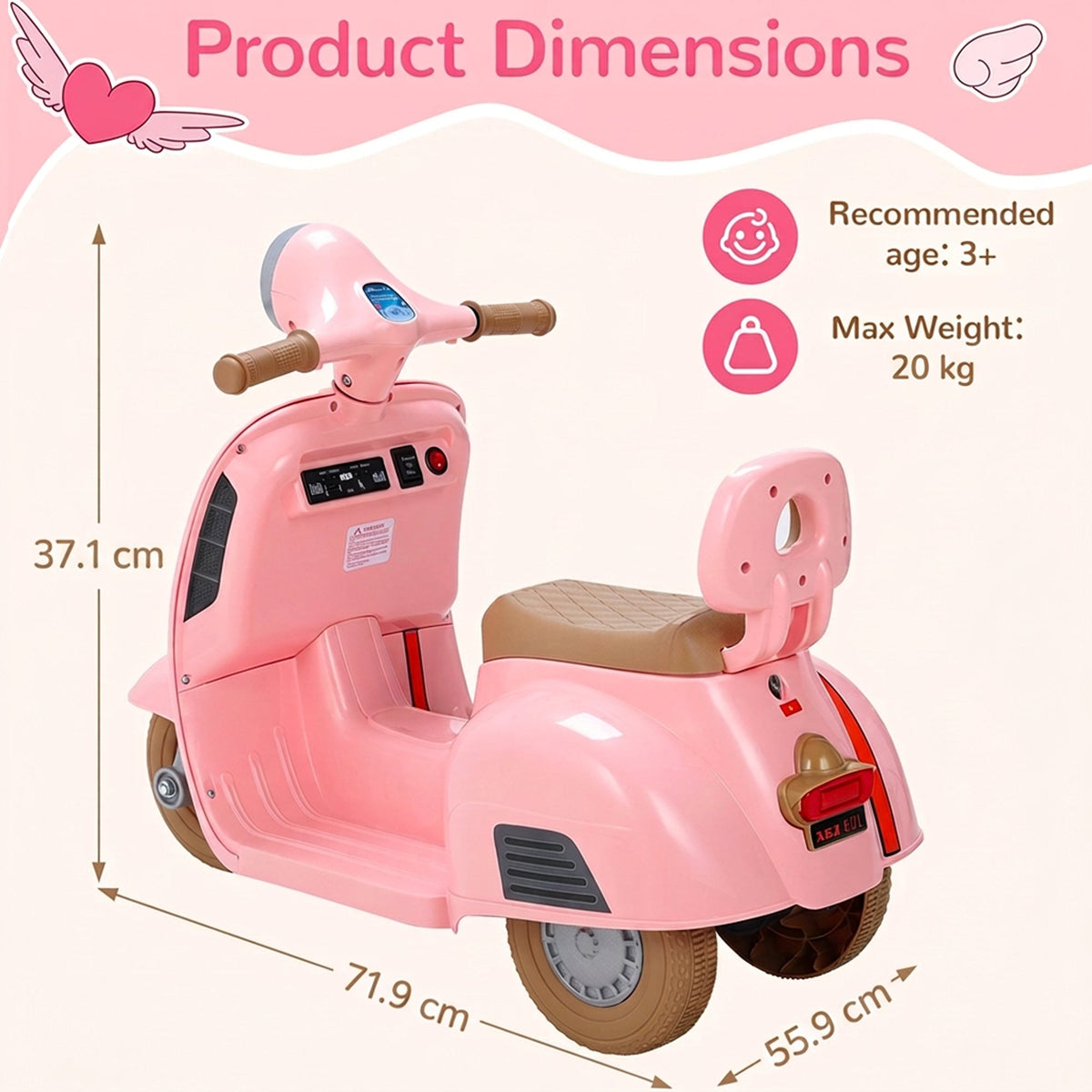 Motorcycle Ride-On Tricycle Bike - BG601