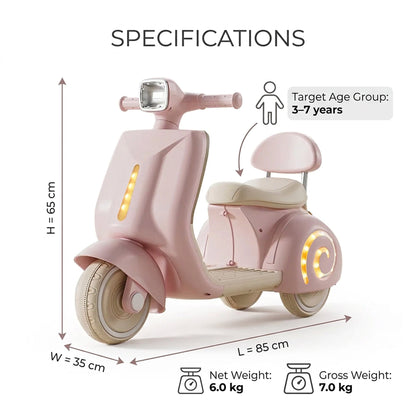 Children's Rechargeable Electric Tricycle Mountain Bike - BH618M