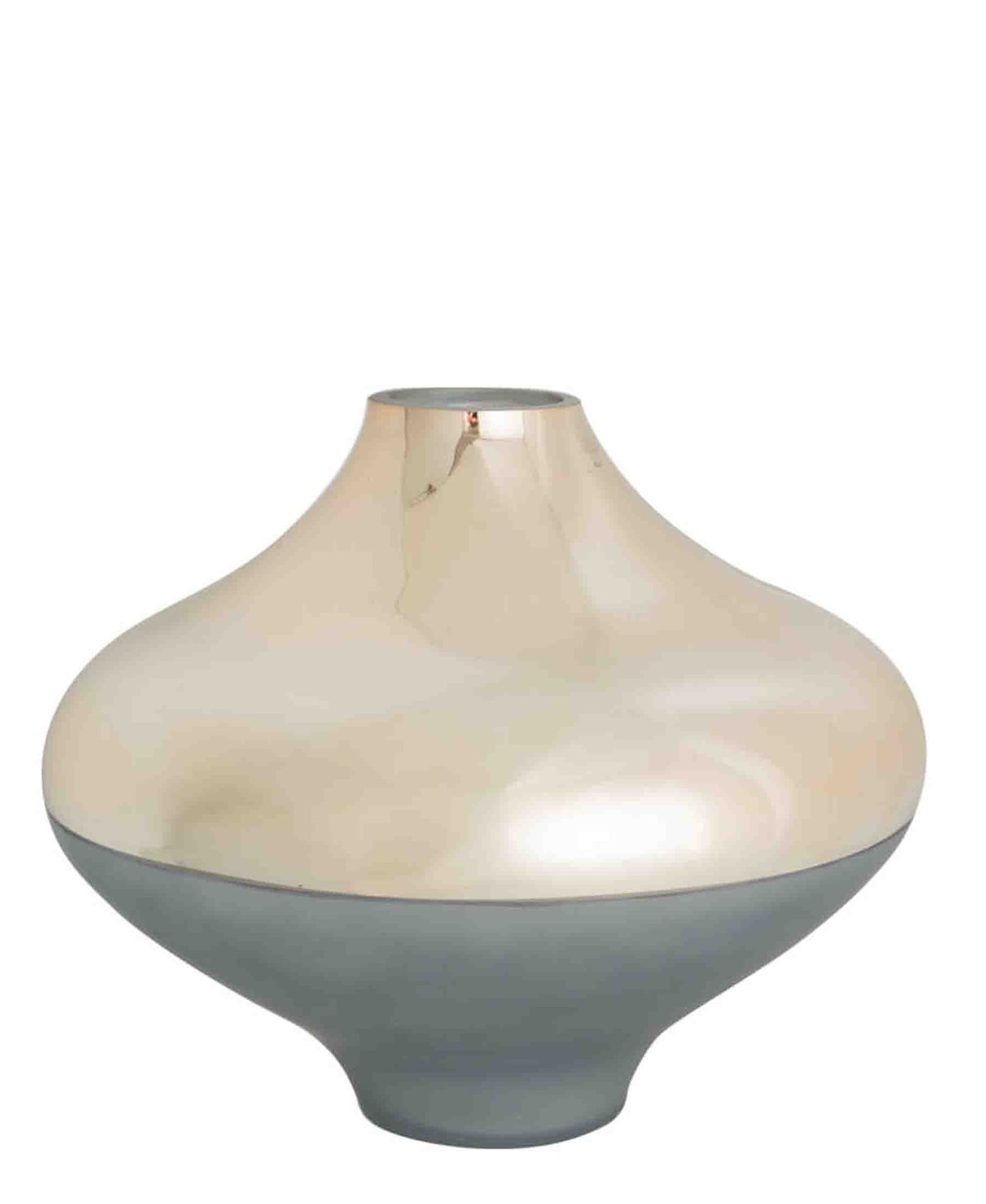 Urban Decor Vase 22 x 26cm - Gold & Grey