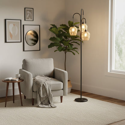 Floor Standing Lamp Black