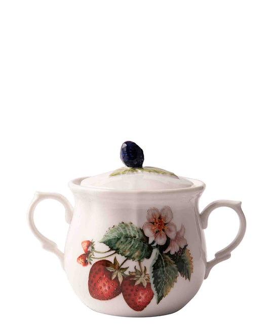 St James Spring Harvest Sugar Pot - White