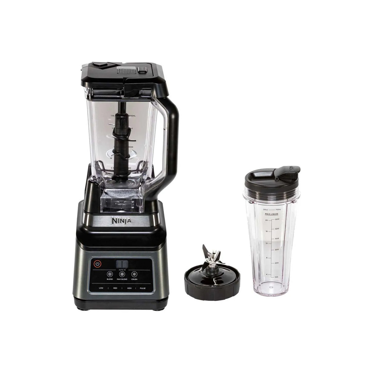 Ninja 2-in-1 Blender with Auto-iQ - Black & Silver