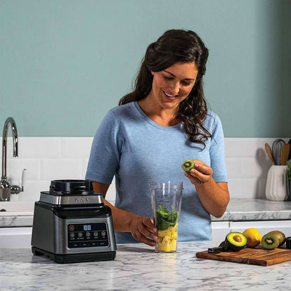 Ninja 3-in-1 Food Processor with Auto-iQ - Black & Silver