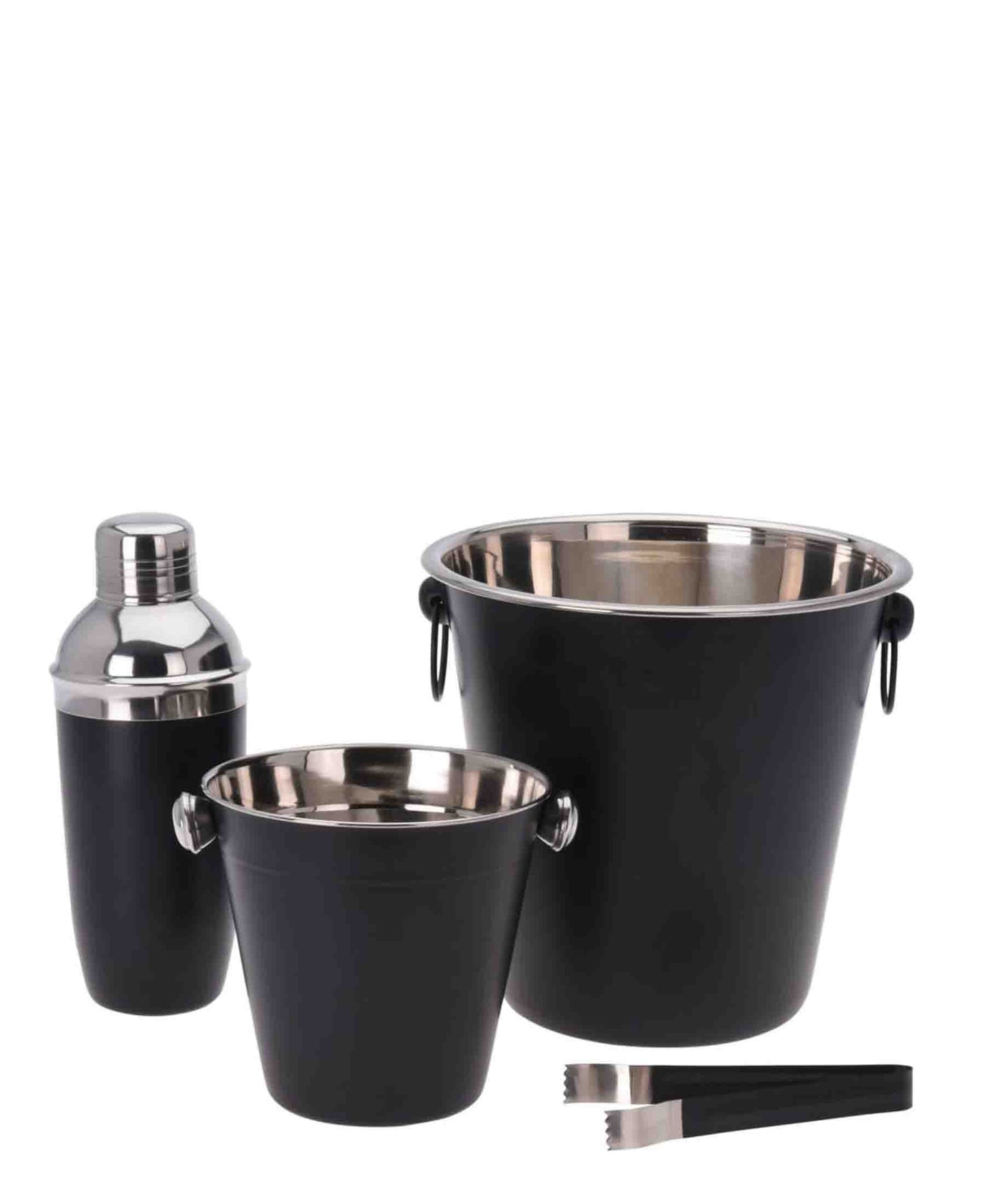 The Bar 4 Piece Barware Set - Matte Black