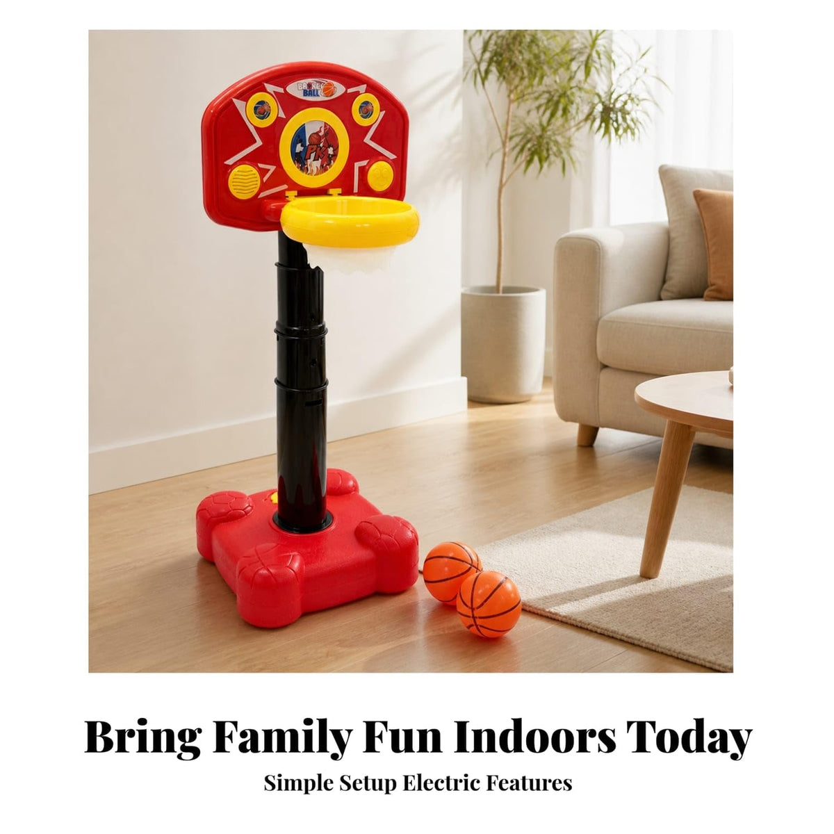 Basketball Hoop Stand with Music Assorted