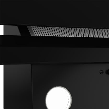 Beko 60cm Glass Inclined Extractor Black