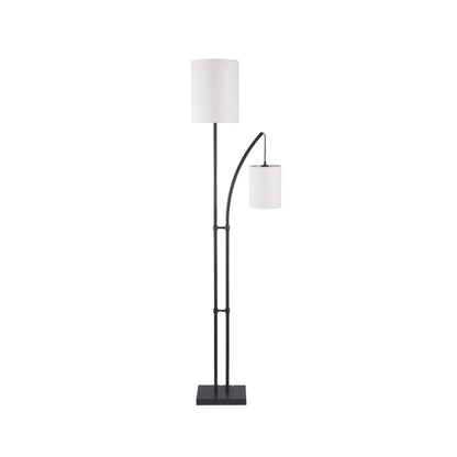 LED Floor Standing Lamp Black & White