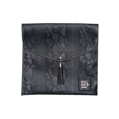 Musallah with Leather Bag Black