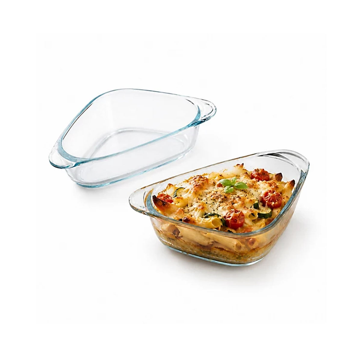 Borcam 1L Casserole with Lid - Triangle
