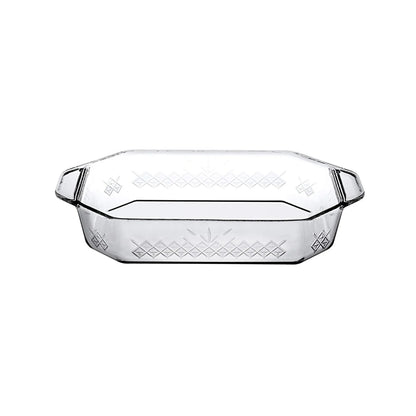Borcam 2.7Lt Rectangular Casserole Clear