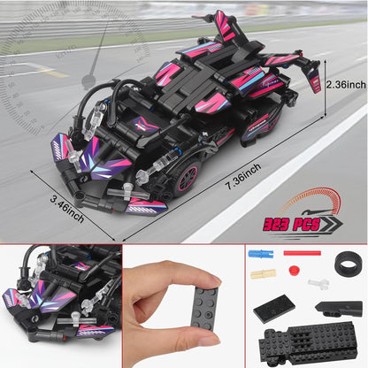 RC 323 Piece Car Building Block Set Multicoloured