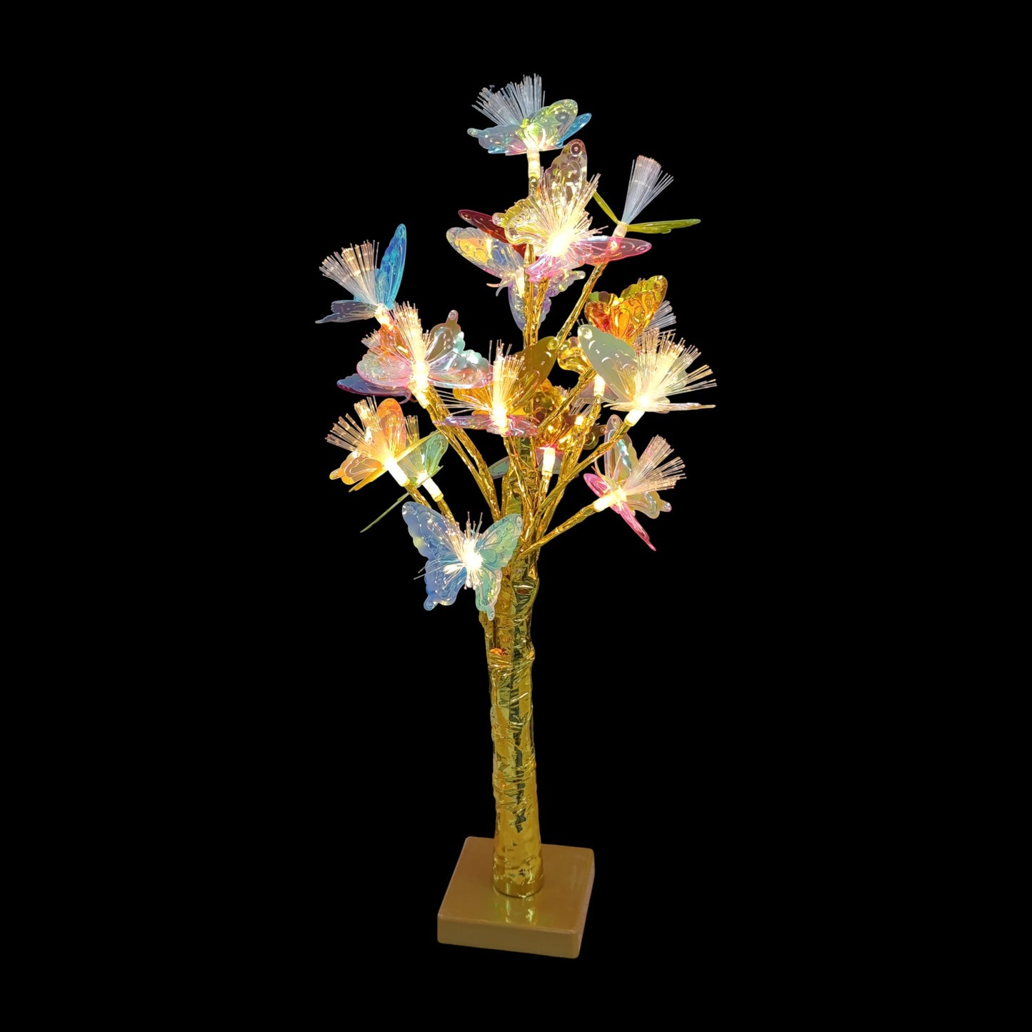 60cm Butterfly Design LED Tree Multicoloured