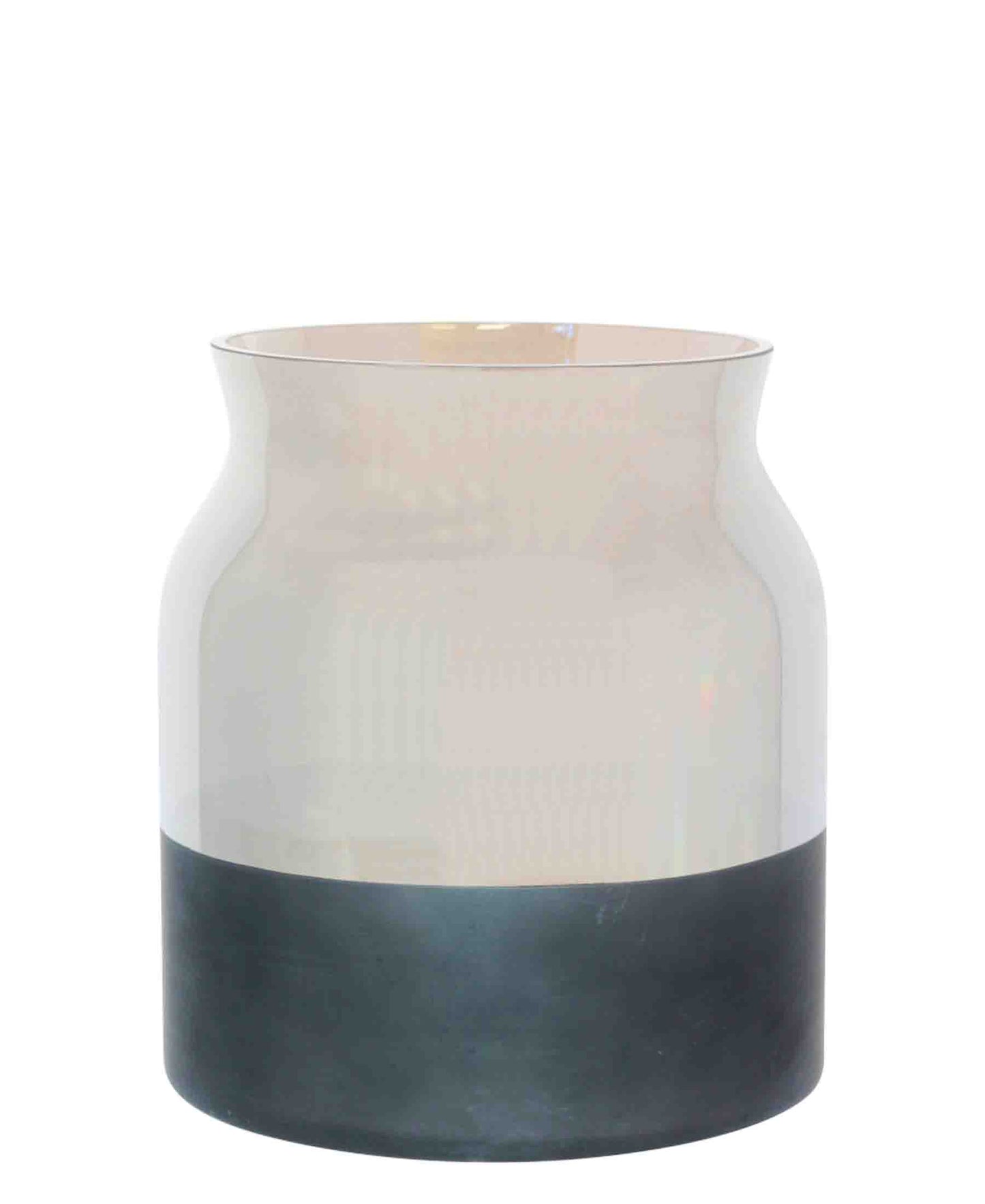 Urban Decor 25cm Smoke Vase - Black & White