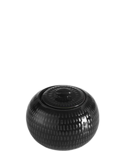Chaka Chaka Homeware Rice Sugar Pot - Black