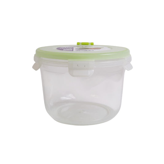 CH Wilko 1100ml Clip Lock Lunch Plus Container Clear & Green