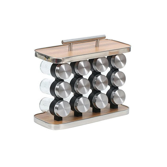 CH 12 Piece Rectangular Spice Jar Set