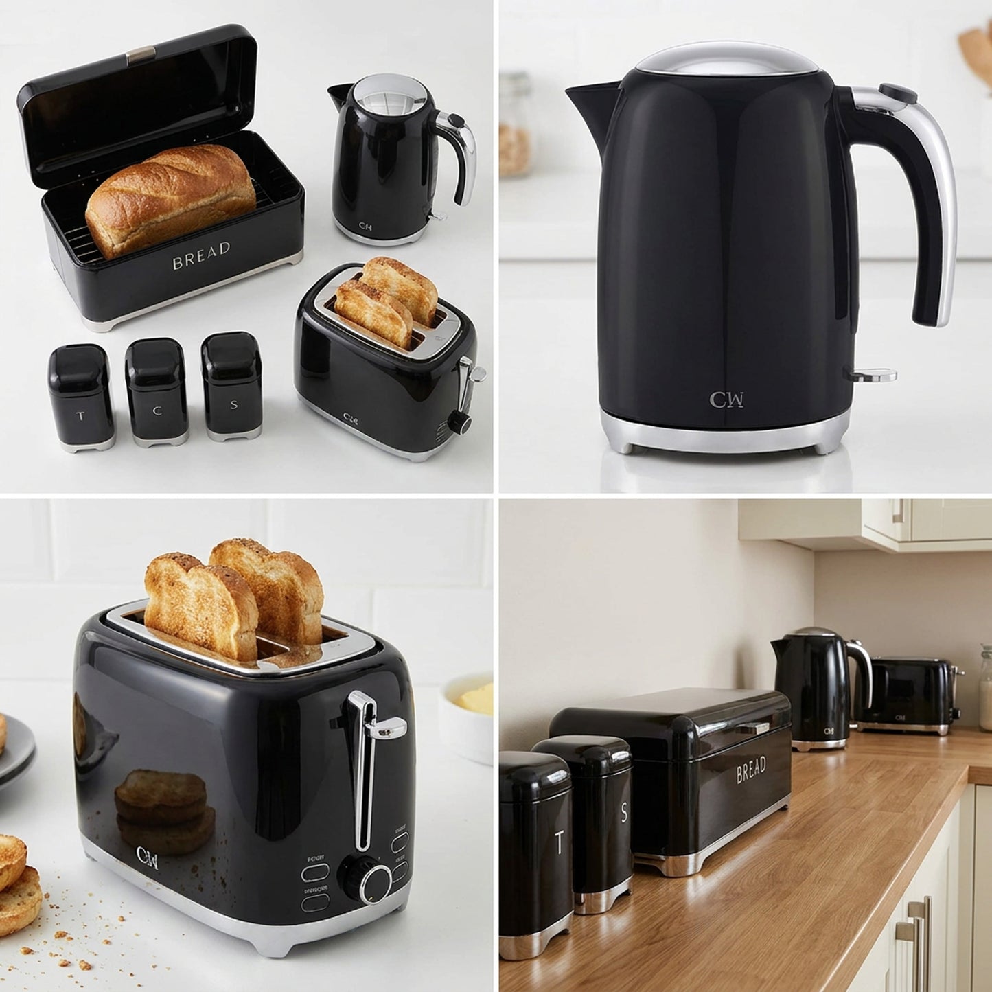 CH 6 Piece Breakfast Combo Black