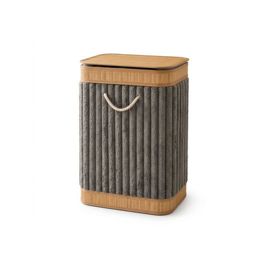 CH Rectangular Laundry Basket Dark Grey