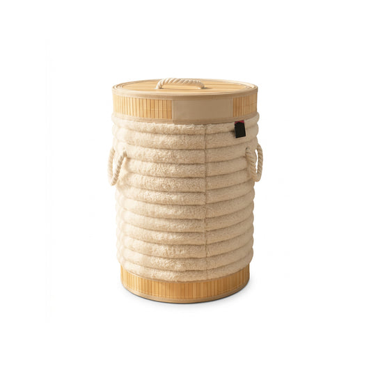 CH Round Laundry Basket Cream