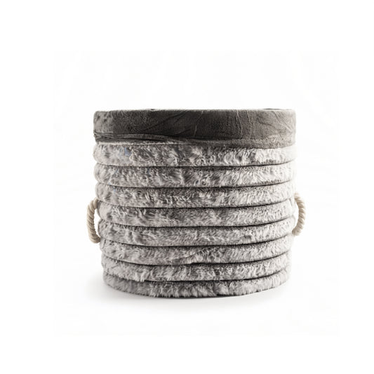 CH Small Bathroom Basket Dark Grey
