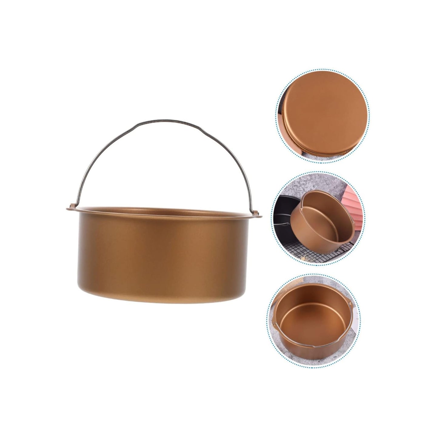 JWA Accessory Round Pot - Gold