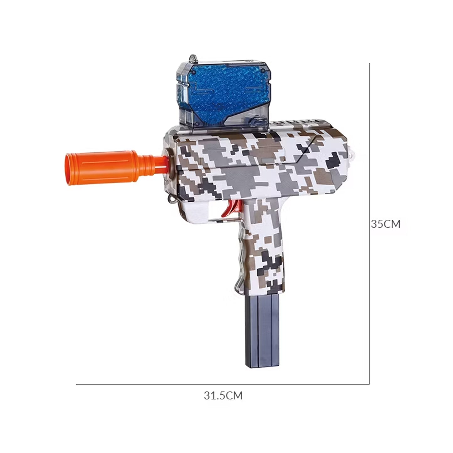 Camouflage Design Electric Gel Ball Blaster Gun Multicoloured