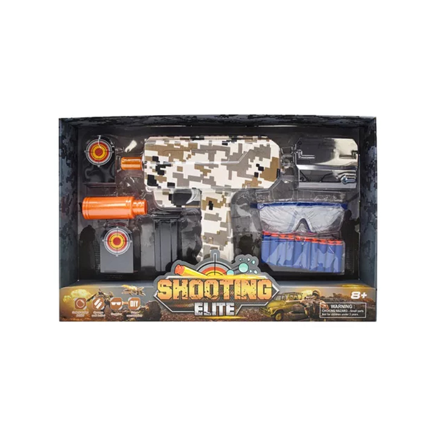 Camouflage Design Electric Gel Ball Blaster Gun Multicoloured