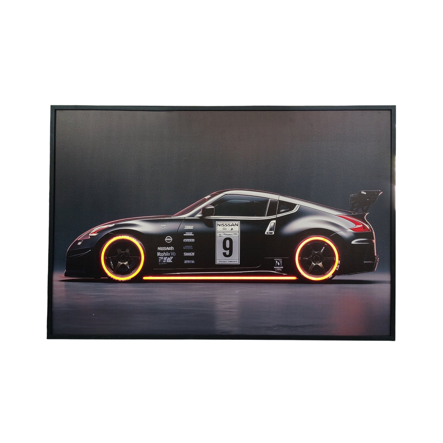 120 x 80cm Car Frame Black