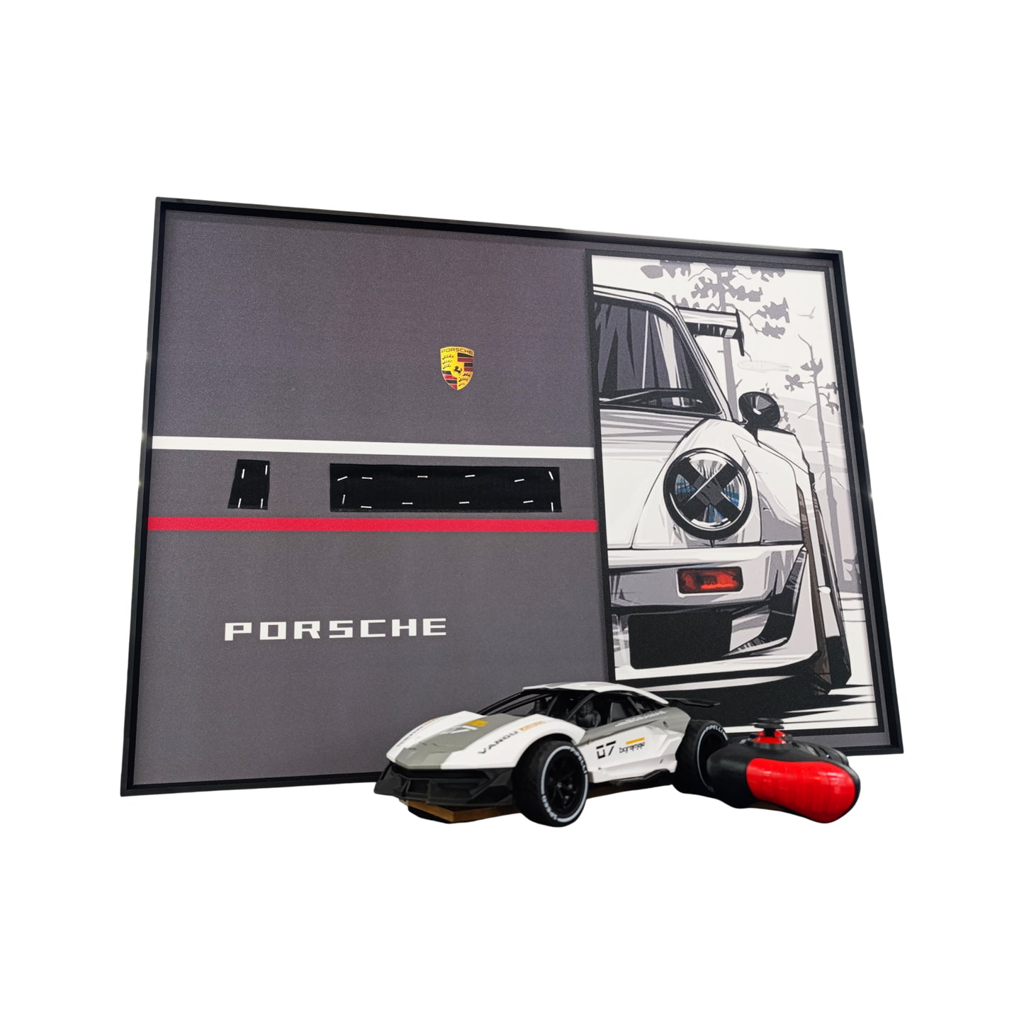 60 x 80cm RC Car Frame Silver