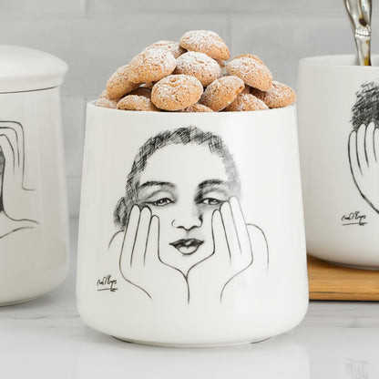 Carrol Boyes Eye Candy Canister Large White