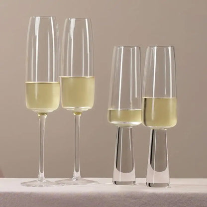Carrol Boyes 4 Piece Baobab Champagne Glass Set Clear