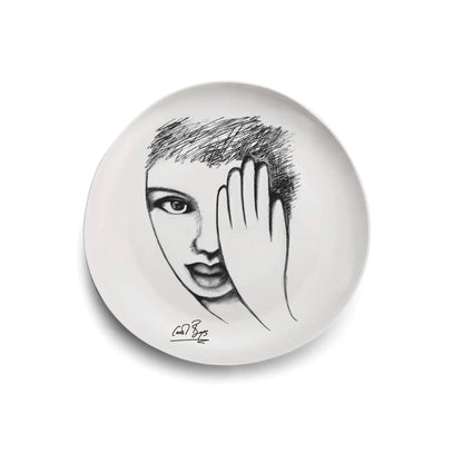 Carrol Boyes 4 Piece Eye for Detail Dinner Plate Set White