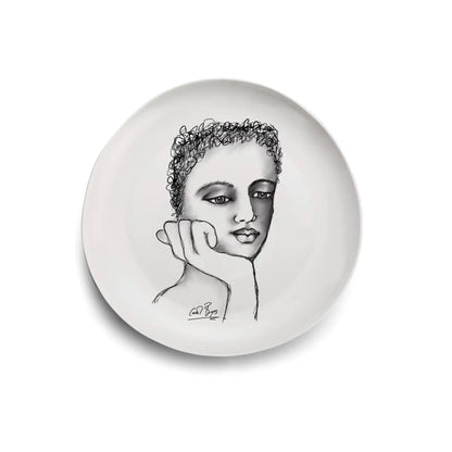 Carrol Boyes 4 Piece Just a Thought Dinner Plate Set White