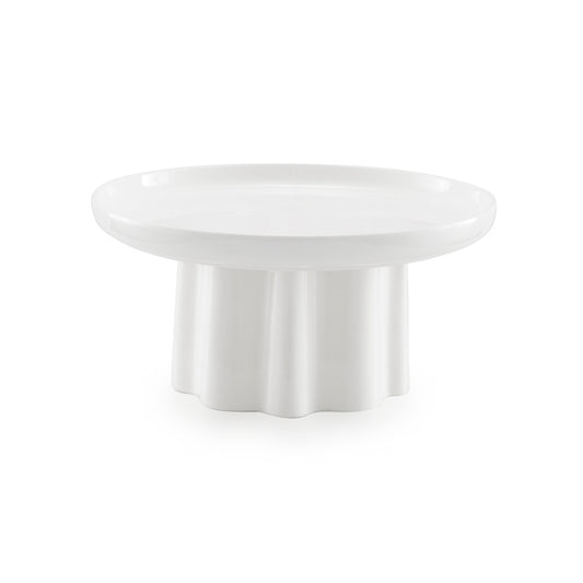 Carrol Boyes Wavy Large Footed Bowl White