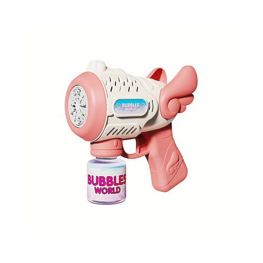 Angel Wing Automatic Bubble Launcher Pink
