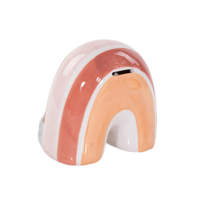Rainbow Ceramic Money Bank Multicoloured